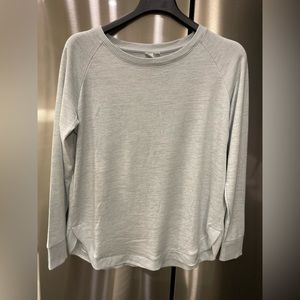 Gap Lightweight Softspun Raglan Sweater, Mist Blue, Women’s MED